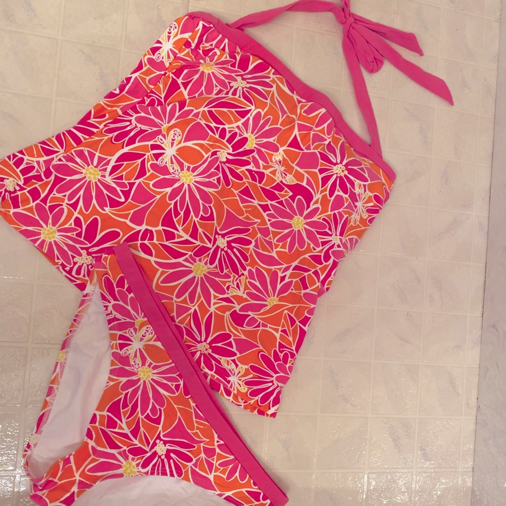 Lilly Pulitzer size 14 bathing suit!